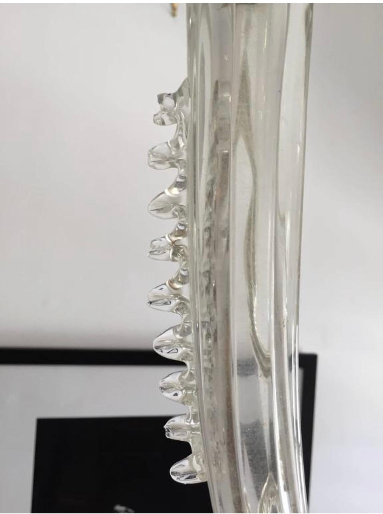 Lampadario Grand Barovier 1940s Moderne in vetro di Murano In condizioni ottime in vendita a New York, NY