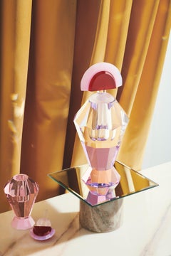 Grand Belleville Perfume Flacon, Extravagant Grand Crystal Perfume Flacons