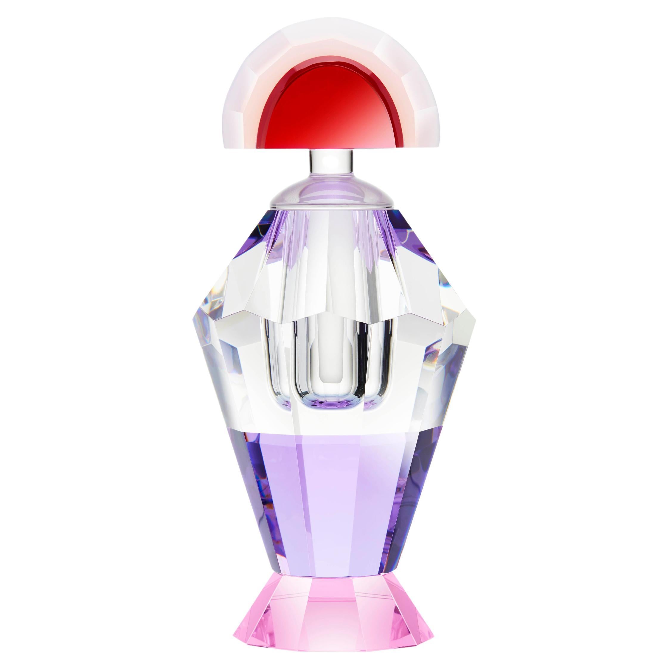 Grand Belleville Perfume Flacon, Extravagant Grand Crystal Perfume Flacons For Sale