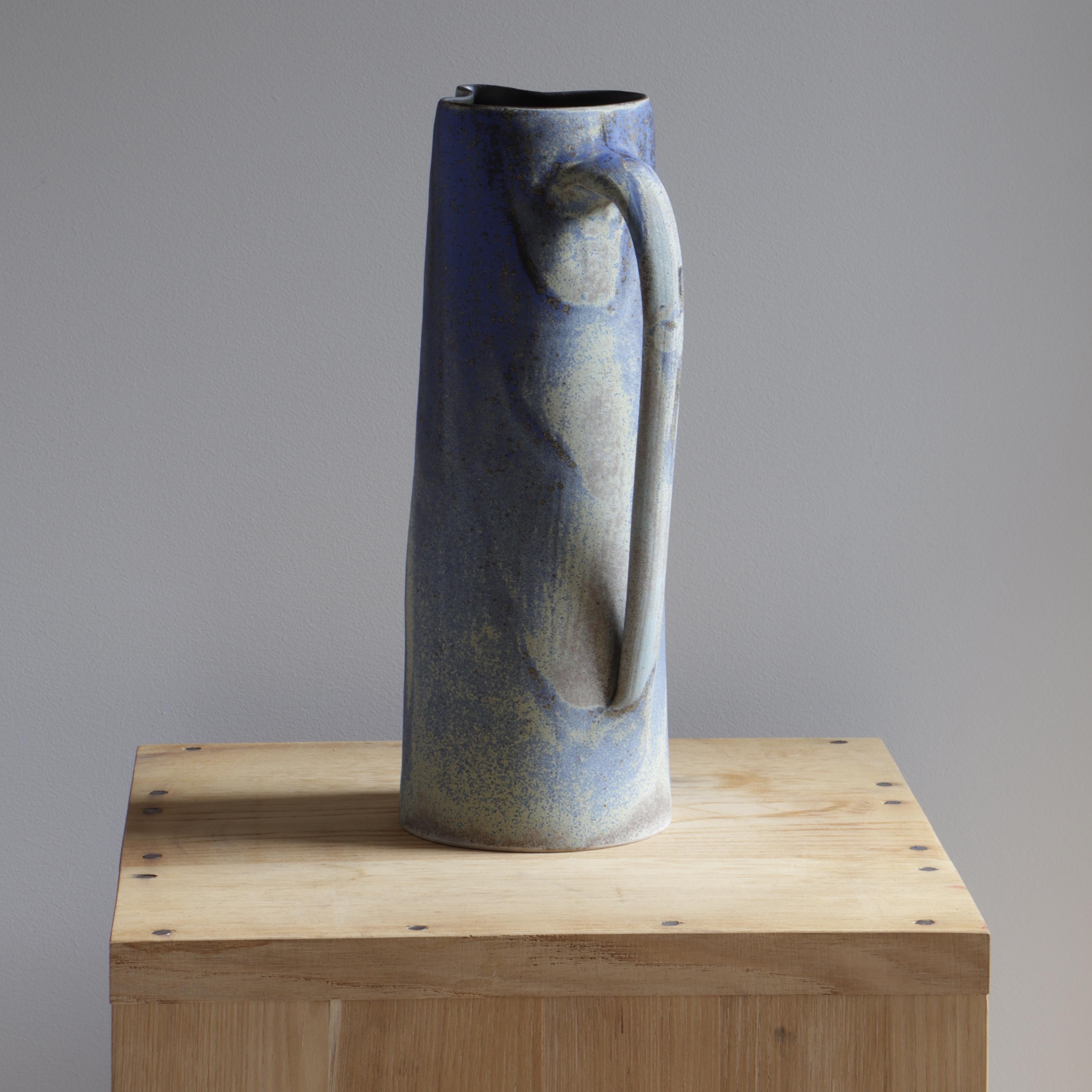 Ceramic Grand Blue Jug '2', Ingrid Van Munster