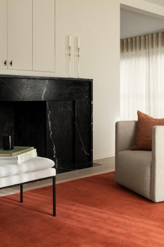 Grand Brick Red, Wool Cut Pile Rug