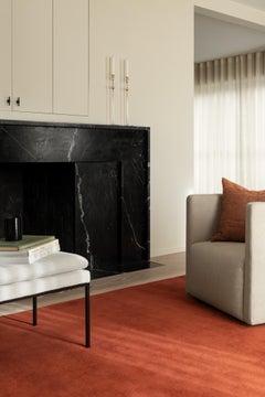 Grand Brick Red, Wool Cut Pile Rug