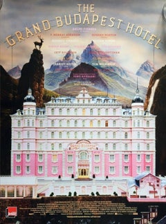 Poster originale (in francese) di “Grand Budapest Hotel”, 2014
