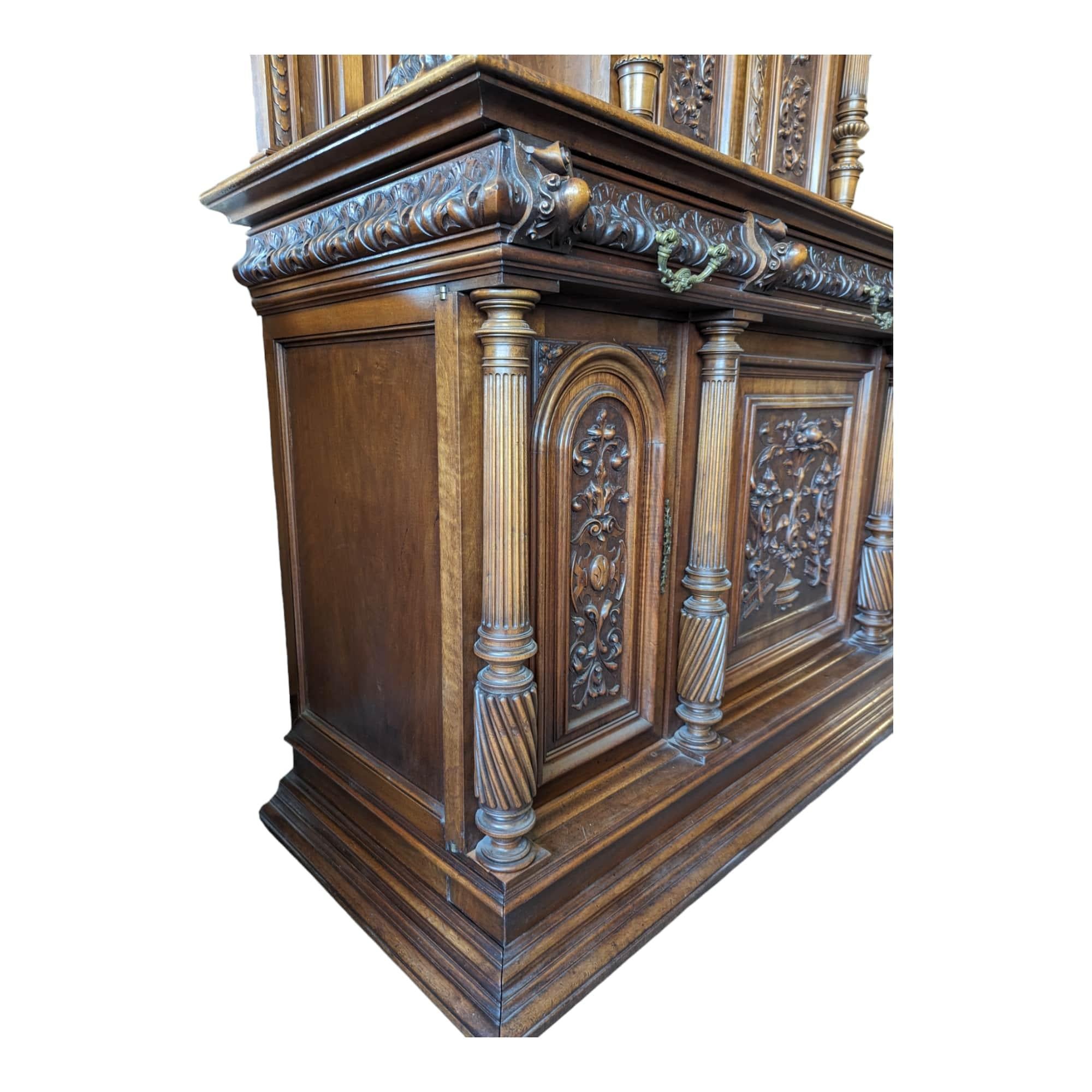 Late 19th Century French 19th Century Walnut Buffet  For Sale