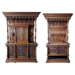 French 19th Century Walnut Buffet