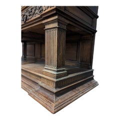 French 19th Century Renaissance Style Walnut Buffet