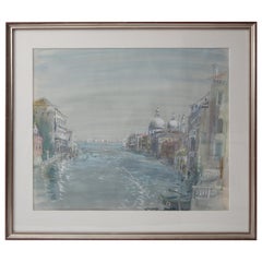Aquarelle du Grand Canal de Venise