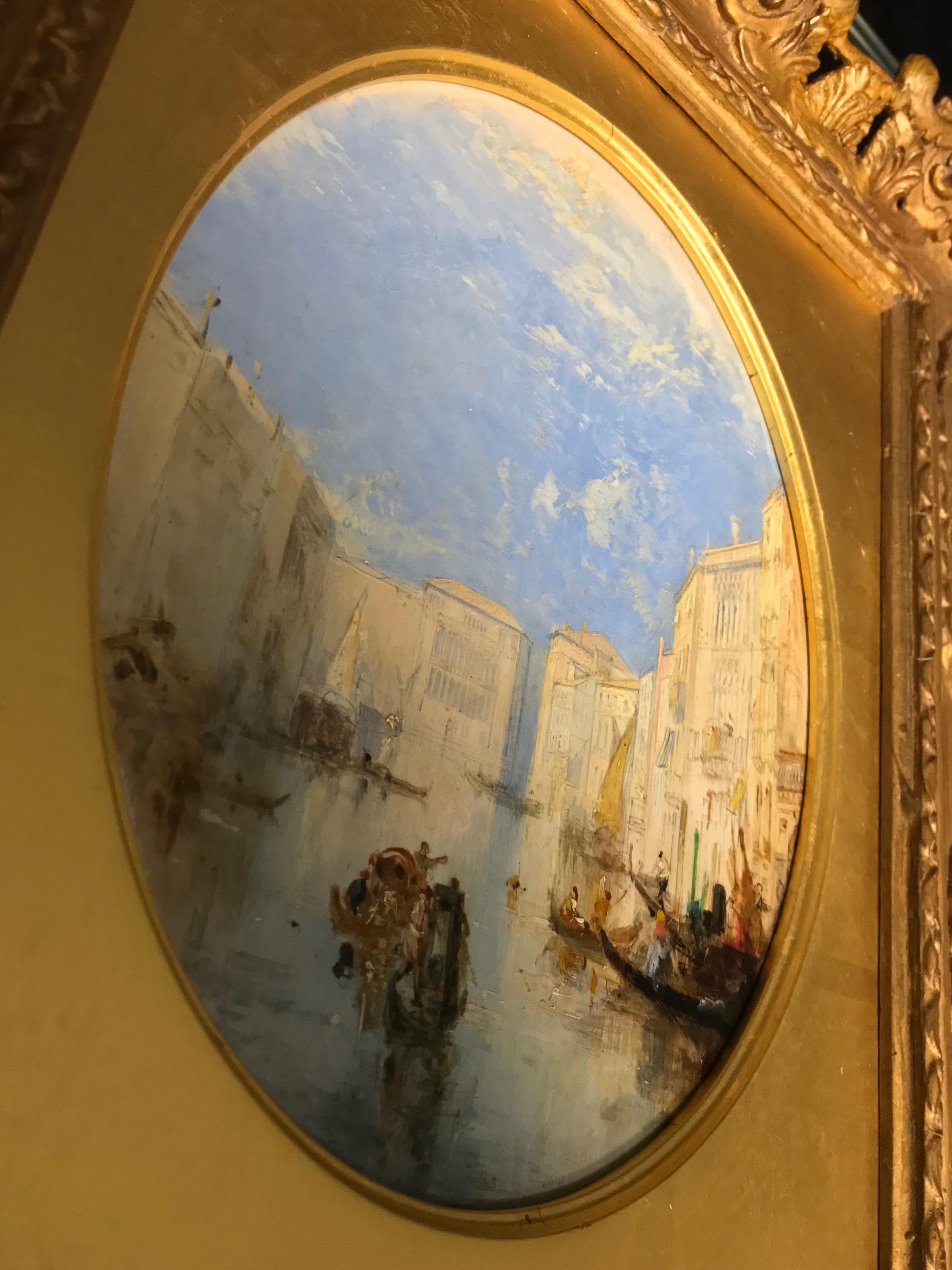 Grand Canal, Venice by Thomas Creswick RA In Good Condition In Kent, Dover