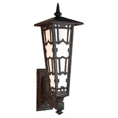 Grand Cast Iron Entrance Pair with "Tude" Grand Cast Iron Entrance Pair with "Tude"