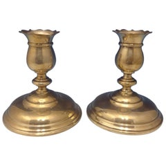 Paire de bougeoirs en argent sterling Grand Colonial de Wallace