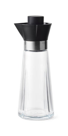 Grand Cru Oil and Vinegar Bottles, Black/Steel