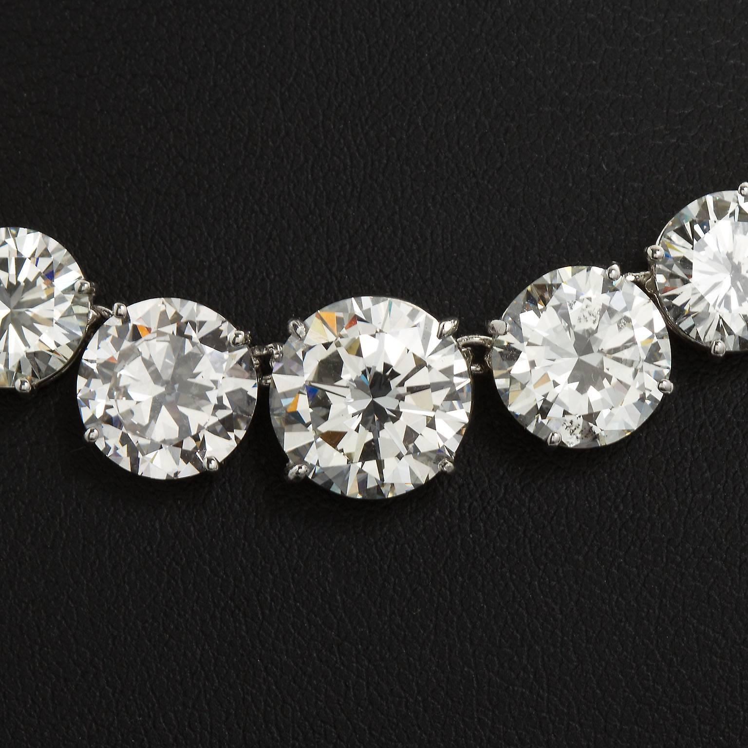 Women's Grand Diamond Rivière Necklace