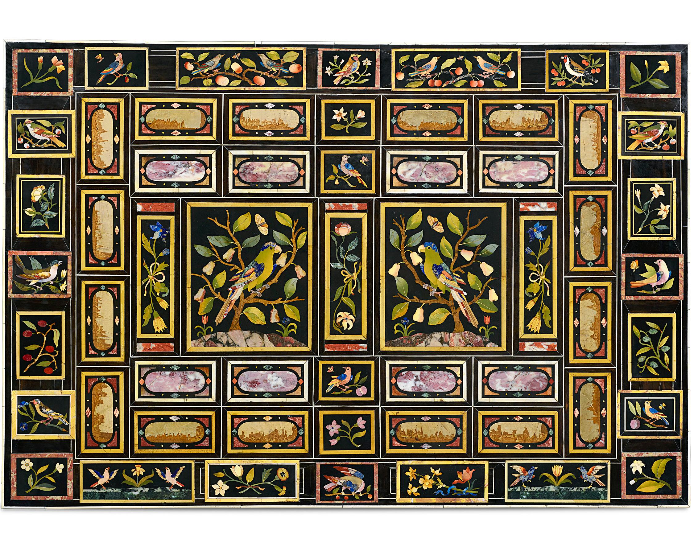 Grand Ducal Pietre Dure Konsolentische im Zustand „Hervorragend“ im Angebot in New Orleans, LA