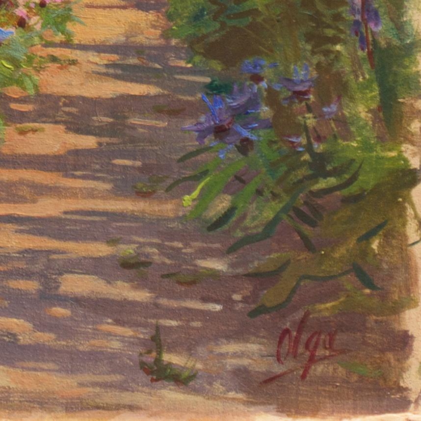 El jardín en verano
