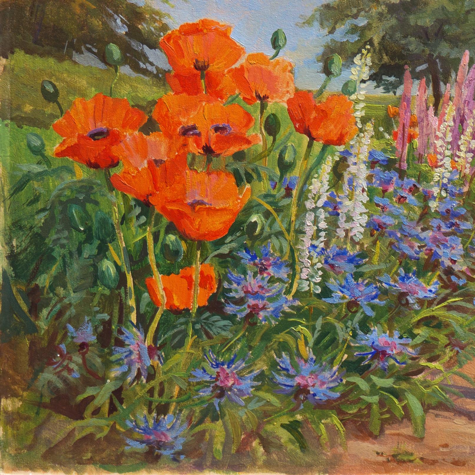 El jardín en verano
