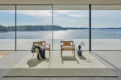 Grand Dusty White, Wool Cut Pile Rug