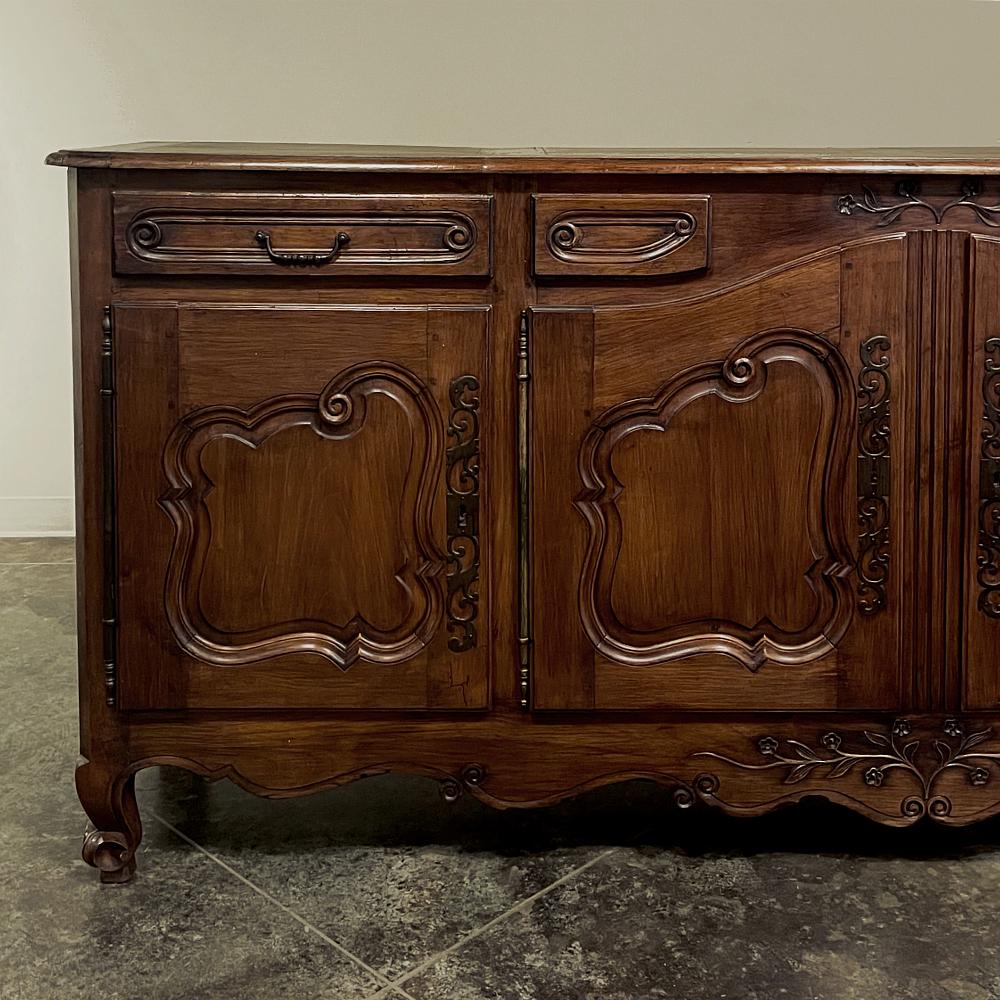 Mid-19th Century Grand Early 19th Century Country French Cherry Wood Buffet