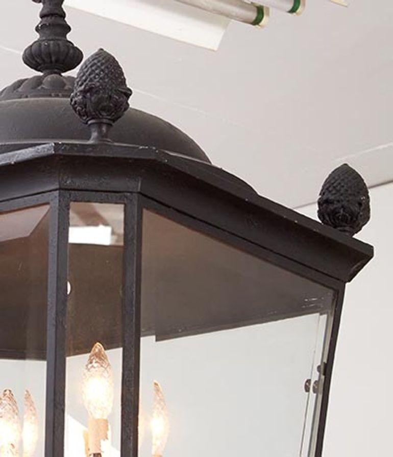 Début du 20ème siècle Grande lanterne d'entrée ou de hall en vente