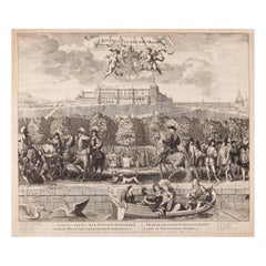 Grand Entry of King Charles III into Madrid, Celebrating His Claim to the Throne