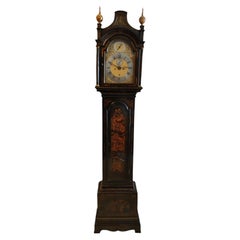 Reloj de caja del Gran Padre con figuras chinas Siglo XIX