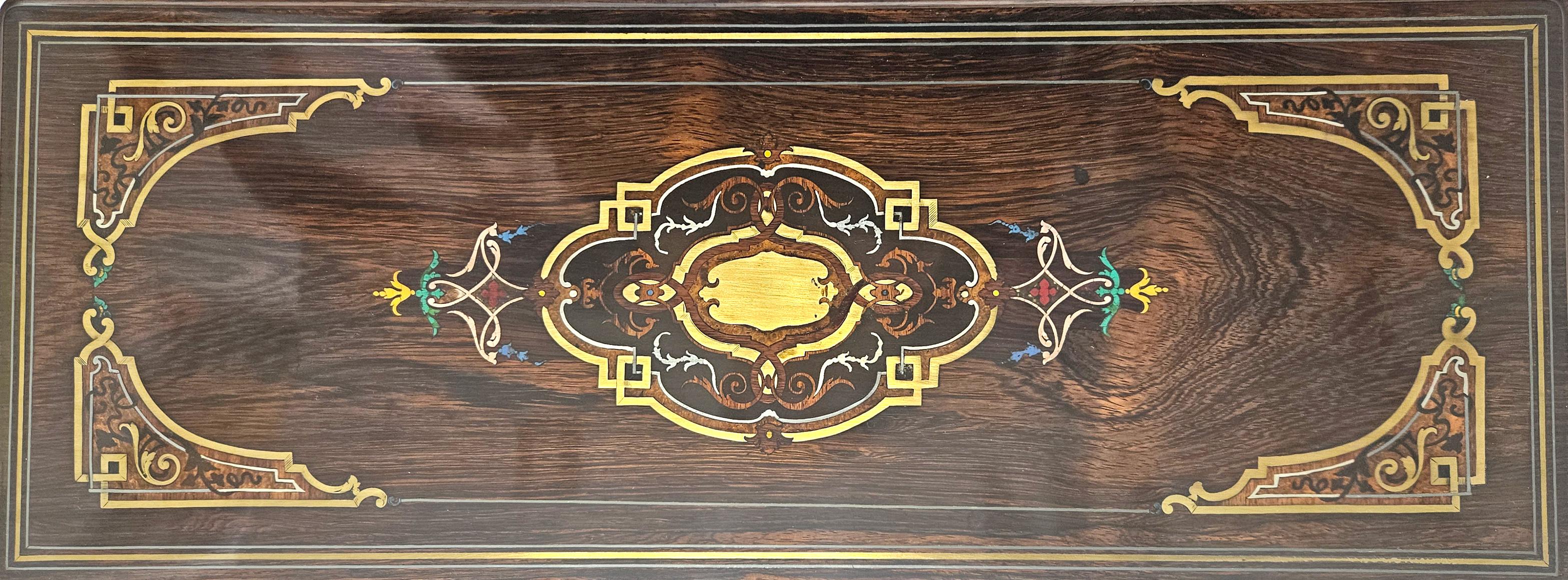 Gran Formato Cuatro Obertura Caja de música antigua de cilindro de Nicole Freres, c. 1865 en venta 11