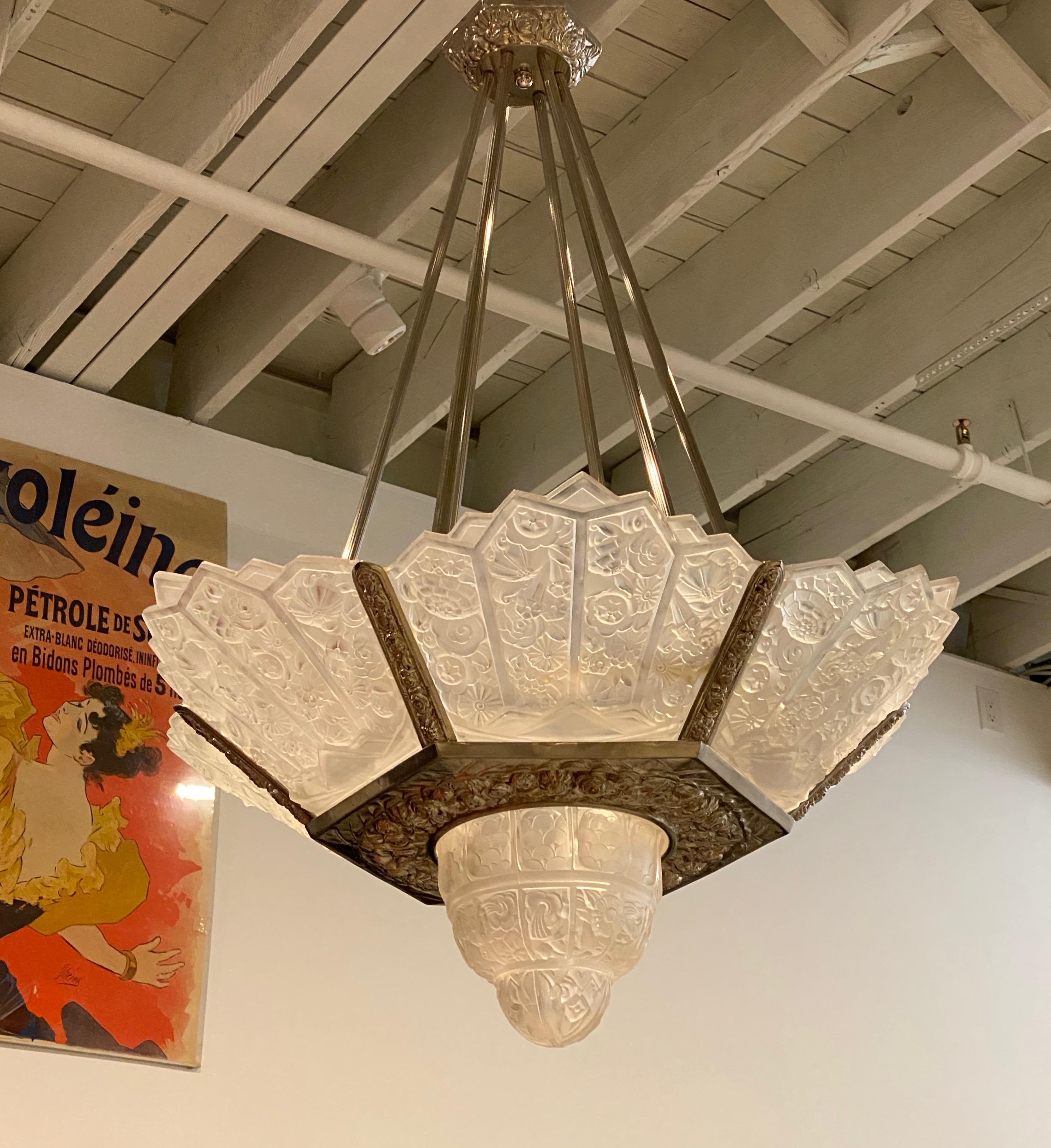 antique art deco chandelier