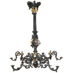 Grand Gothic Revival Chandelier, circa 1880