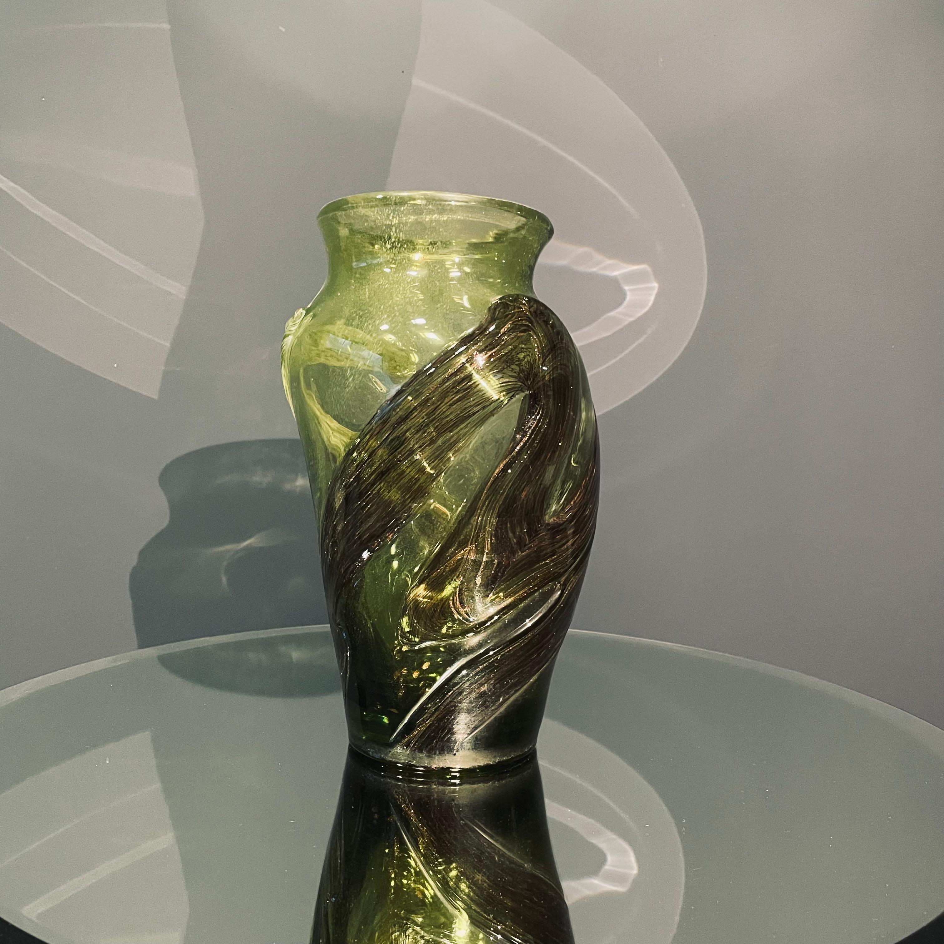 biot glass vase
