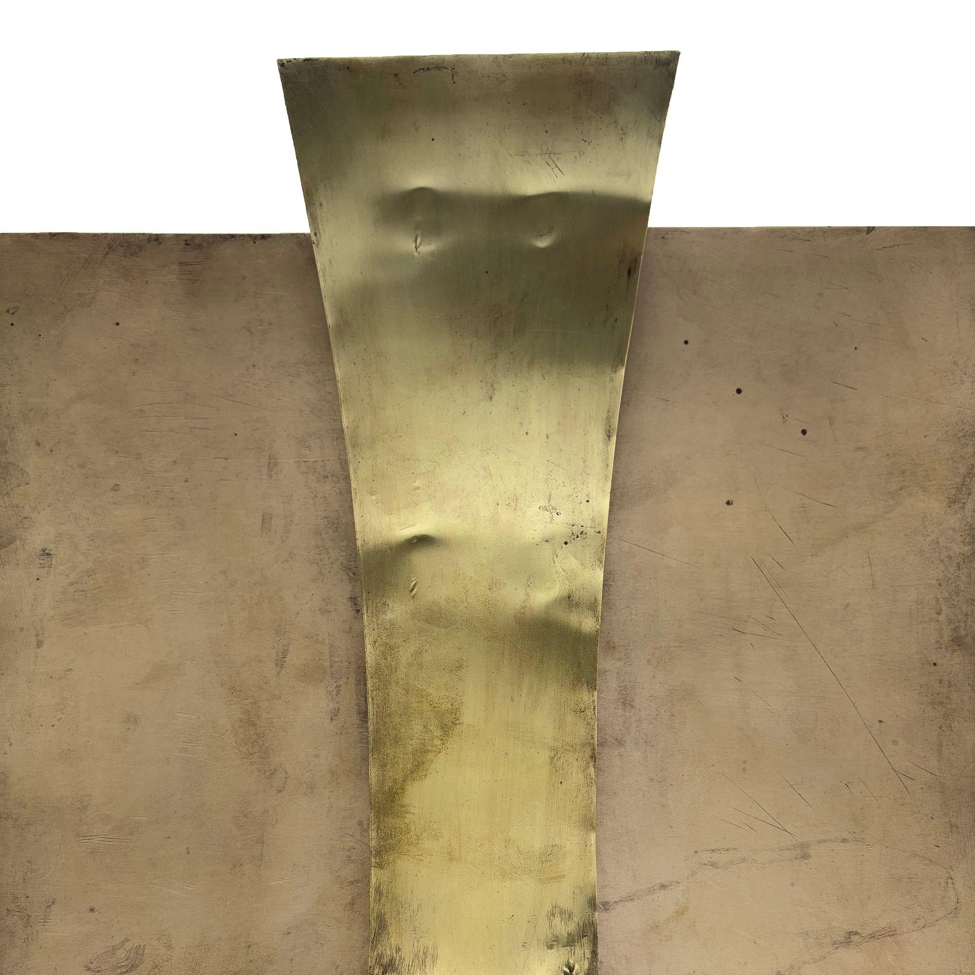 Lampada da terra Torchiere Grand Hollywood in stile Art Deco in legno e ottone, alta 9', coppia in vendita 2