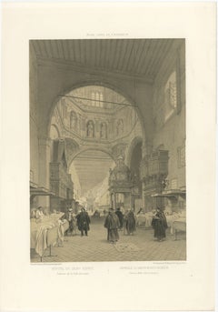 Grand Interior of Santo Spirito Hospital, Rome – Monumental View, 1867