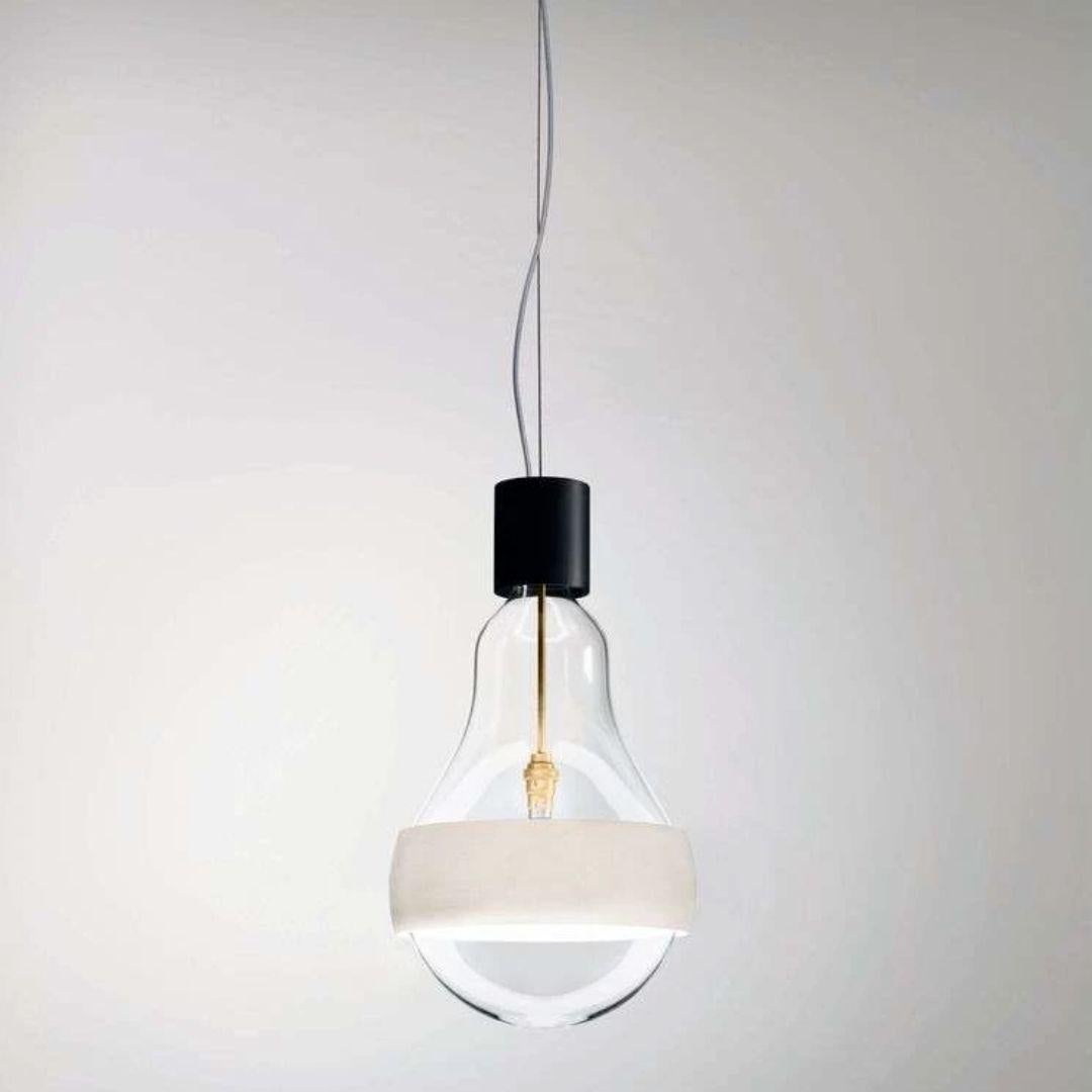 Mid-Century Modern Lampe à suspension Grand John en verre soufflé pour Ingo Maurer en vente