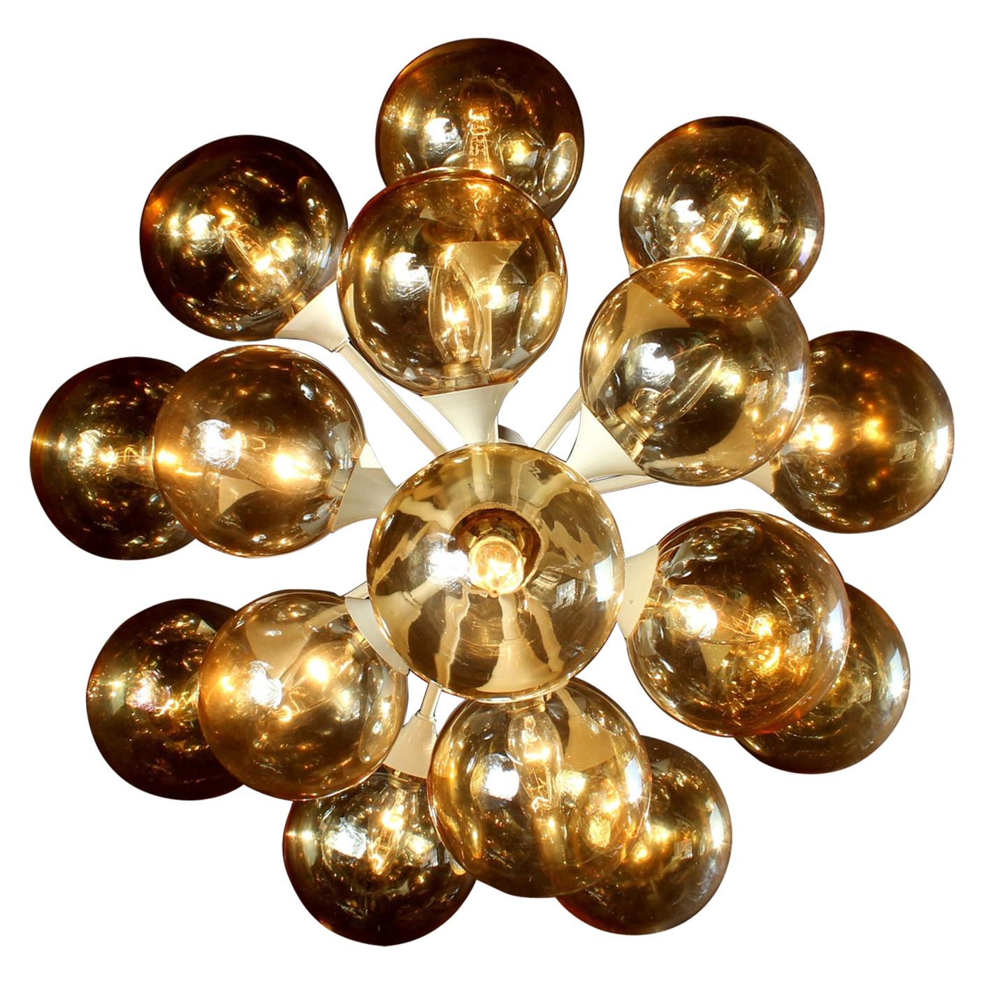 Grand Kaiser Sputnik Organic Chandelier, Germany, 1970s