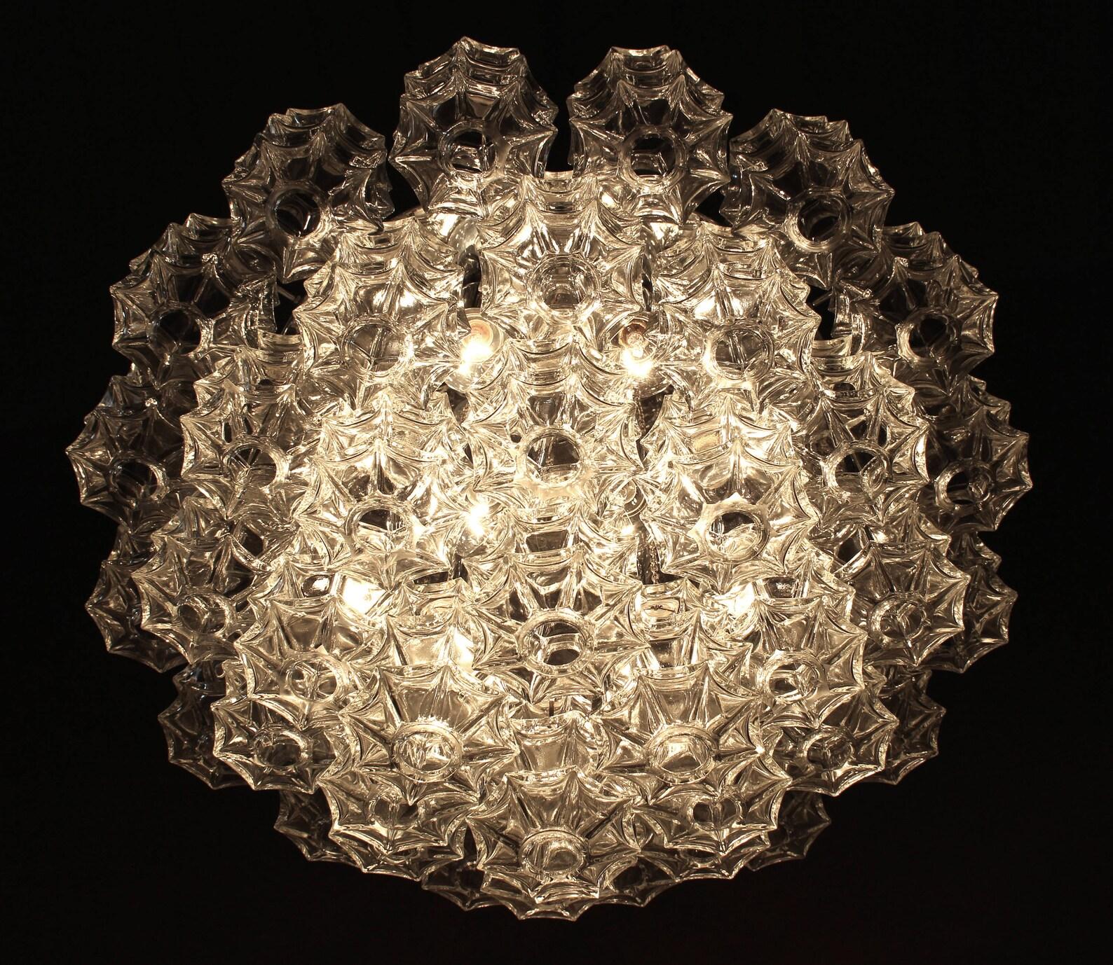 Late 20th Century Grand Kalmar Cactus Ballroom Chandelier, Austria 1970s For Sale