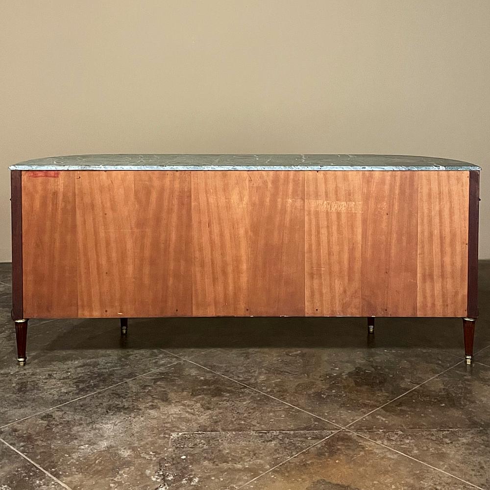 Grand Louis XVI Mahagoni Marmorplatte Buffet ~ Credenza 12