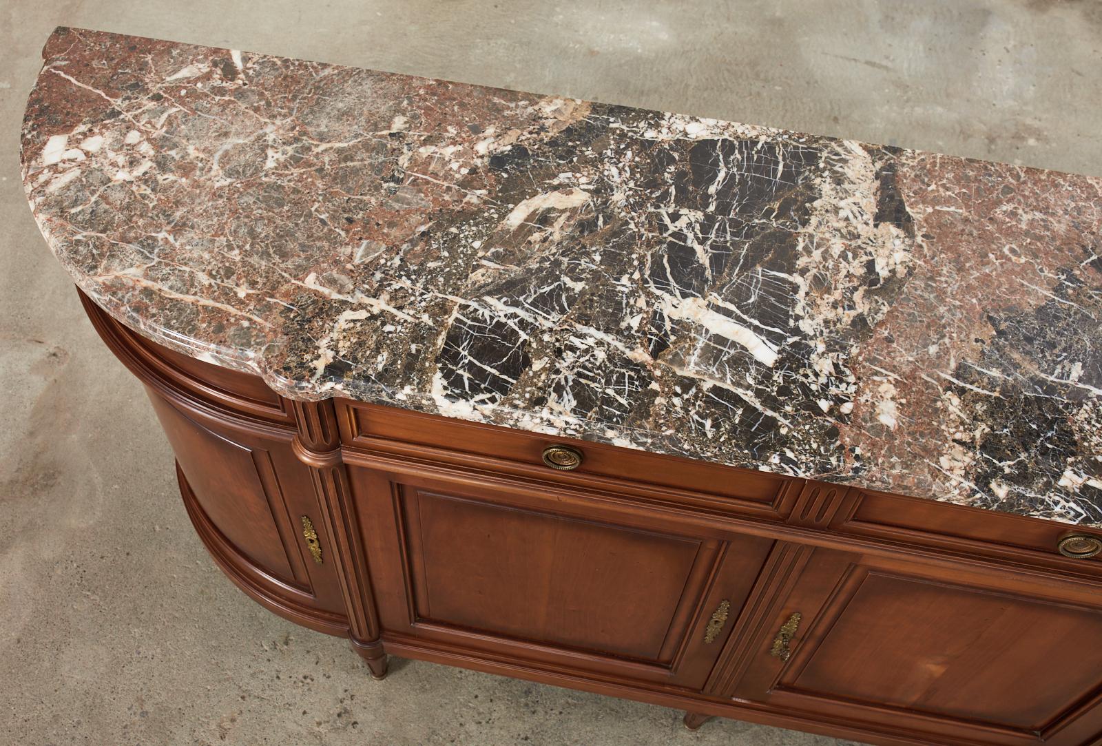 marble buffet table