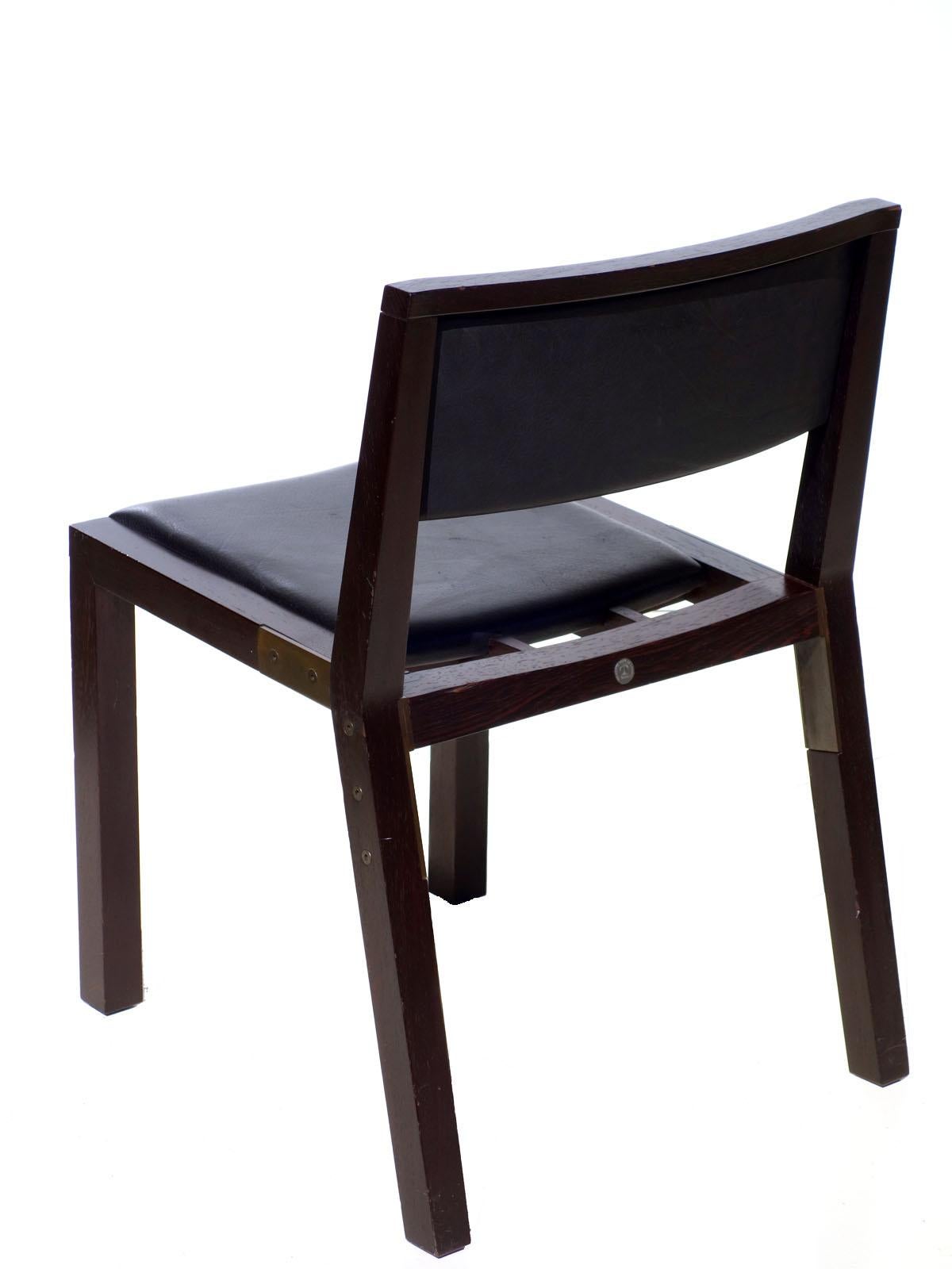 Grand Louvre Side Chair by Jean-Michel Wilmotte for Tecno, Set of 8 In Excellent Condition For Sale In Brescia, IT