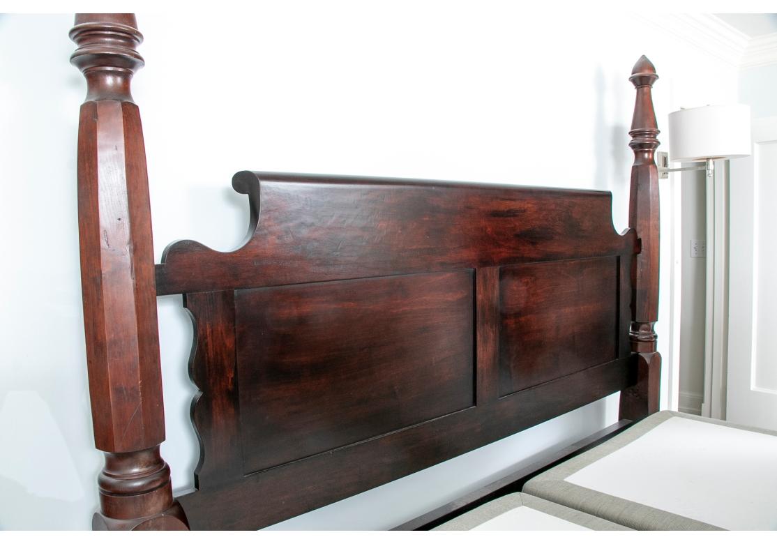Grand Mahagoni Vier-Poster-Königsbettgestell - KEINE MATRATZE ODER BOX SPRING im Angebot 4