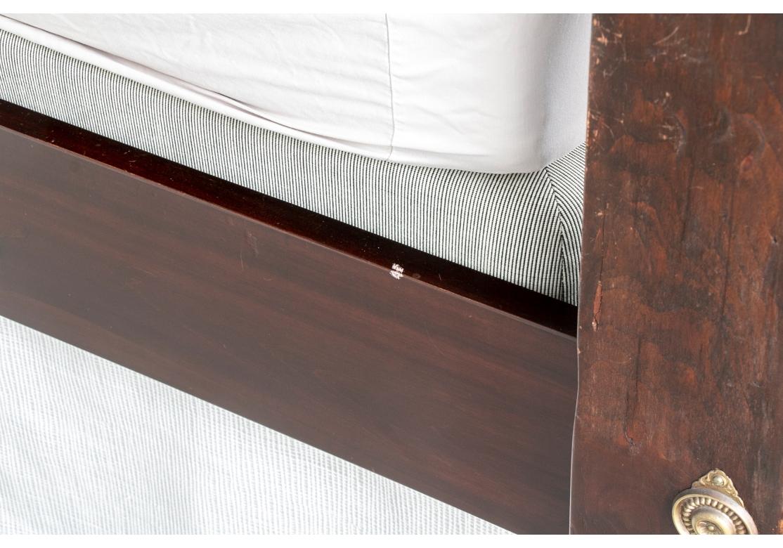 Grand Mahagoni Vier-Poster-Königsbettgestell - KEINE MATRATZE ODER BOX SPRING im Angebot 5