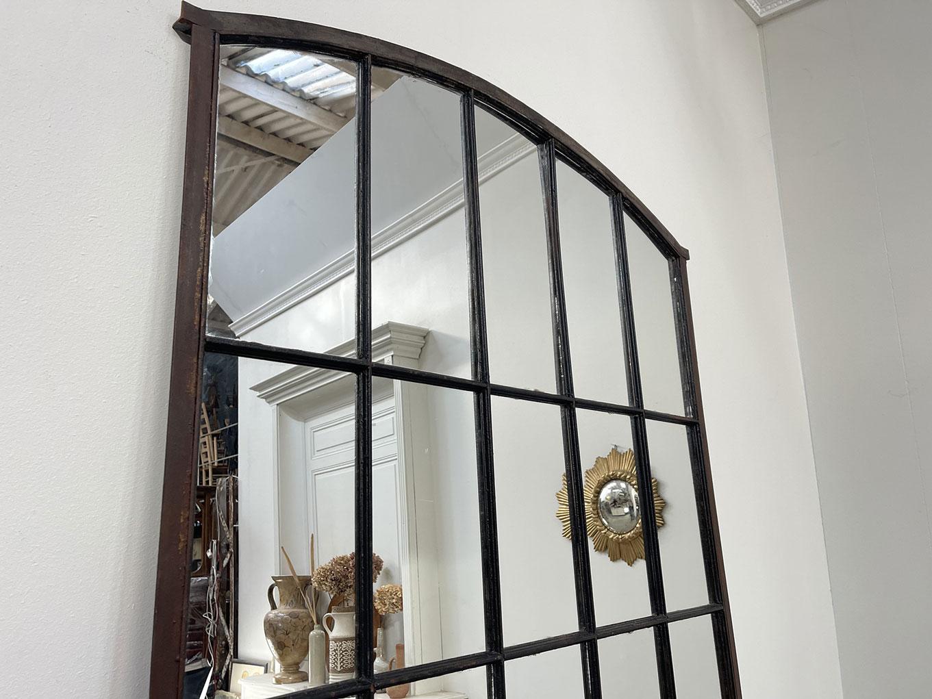Grand miroir verrière 1930 In Good Condition For Sale In ALBIGNY-SUR-SAÔNE, FR