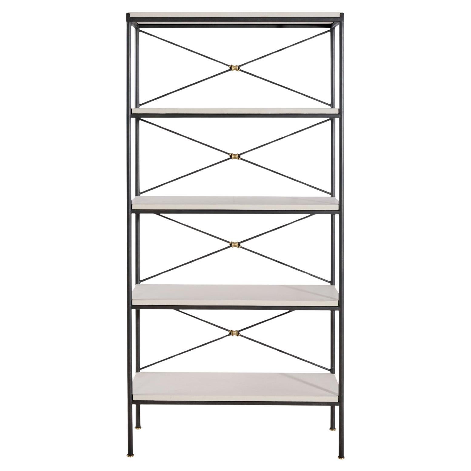 Grand Montmartre Etagere - Iron 
Brass Knot For Sale