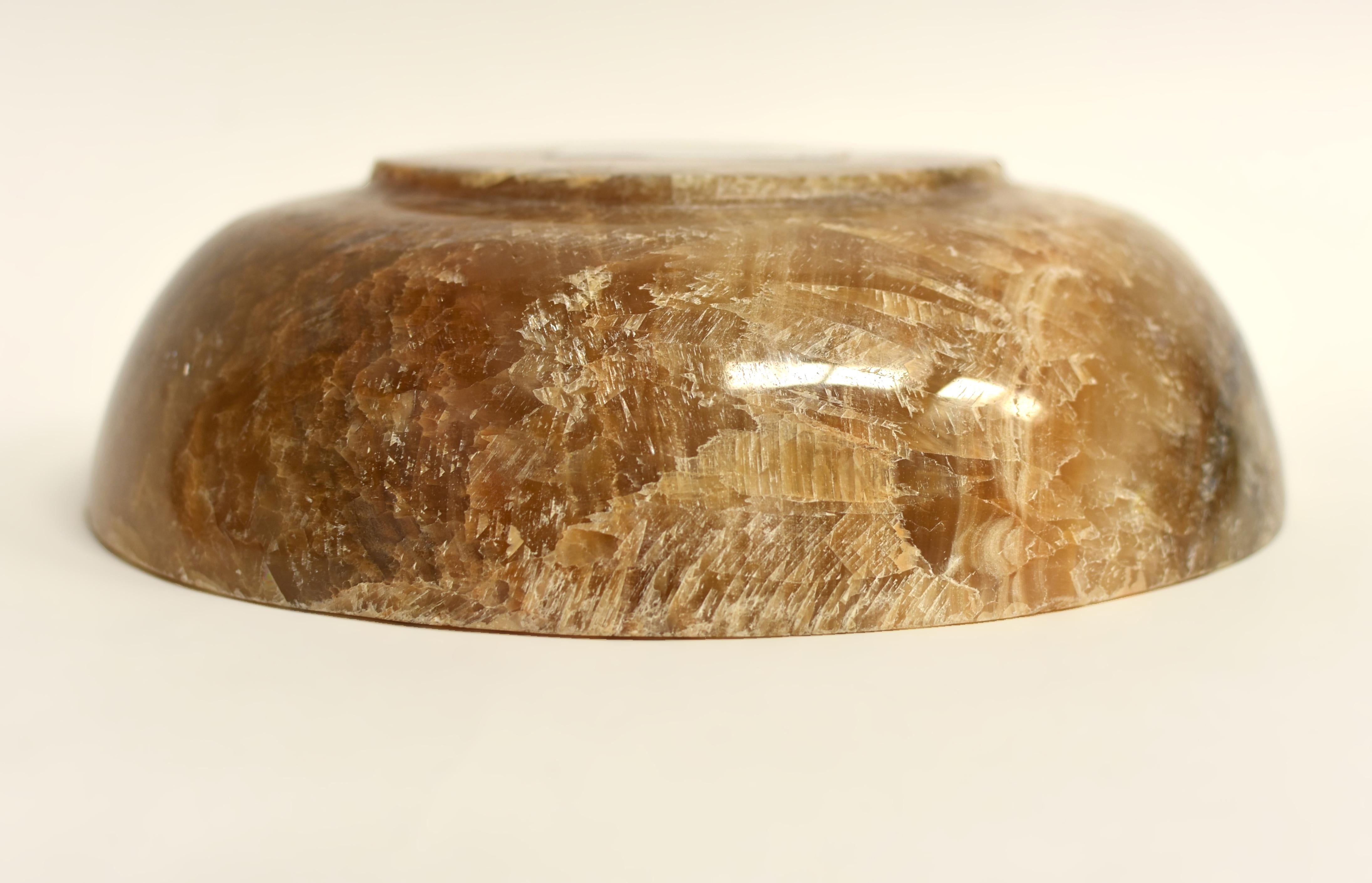 Grand bol en onyx naturel de 9,45