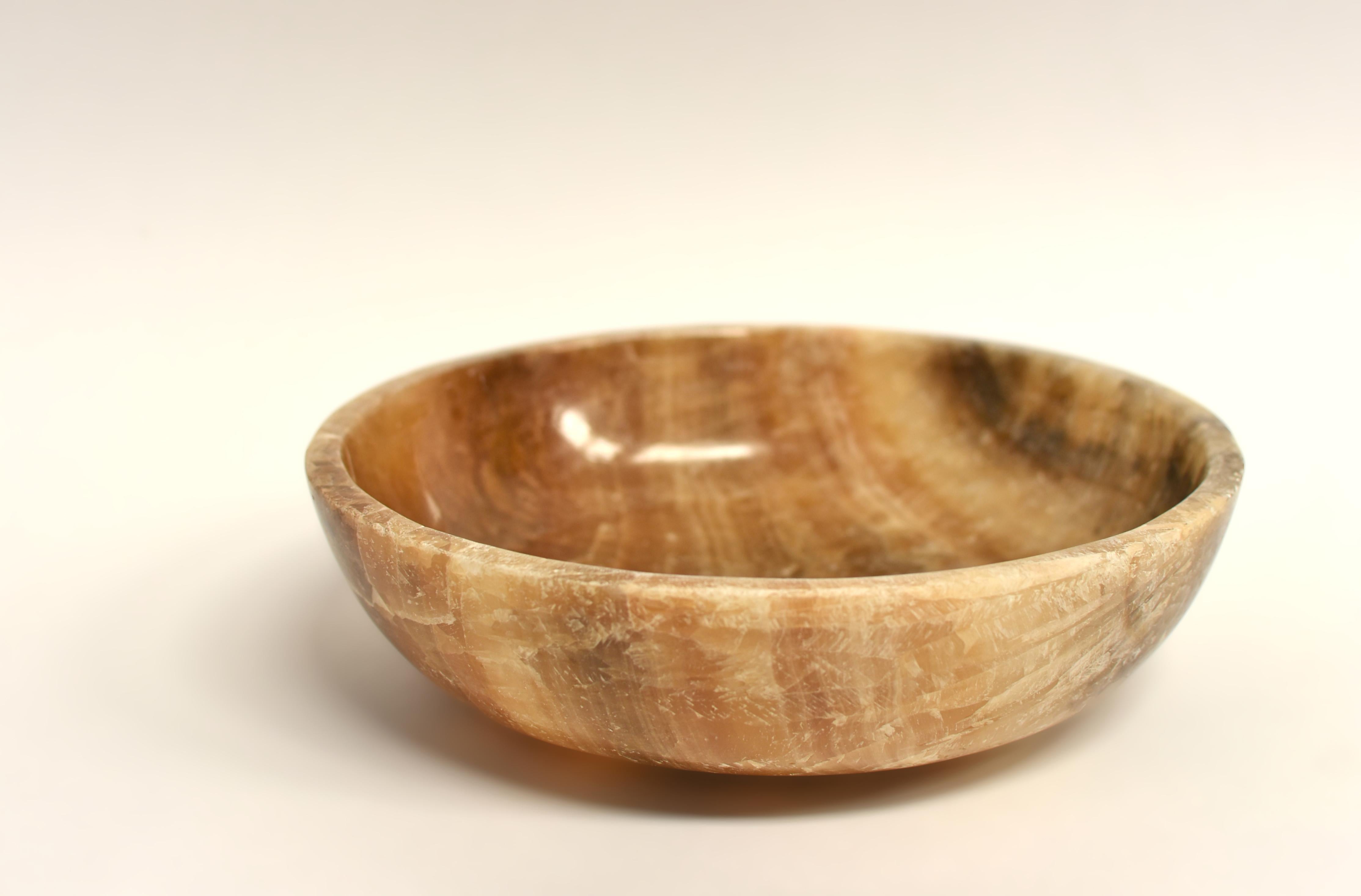 Indonésien Grand bol en onyx naturel de 9,45