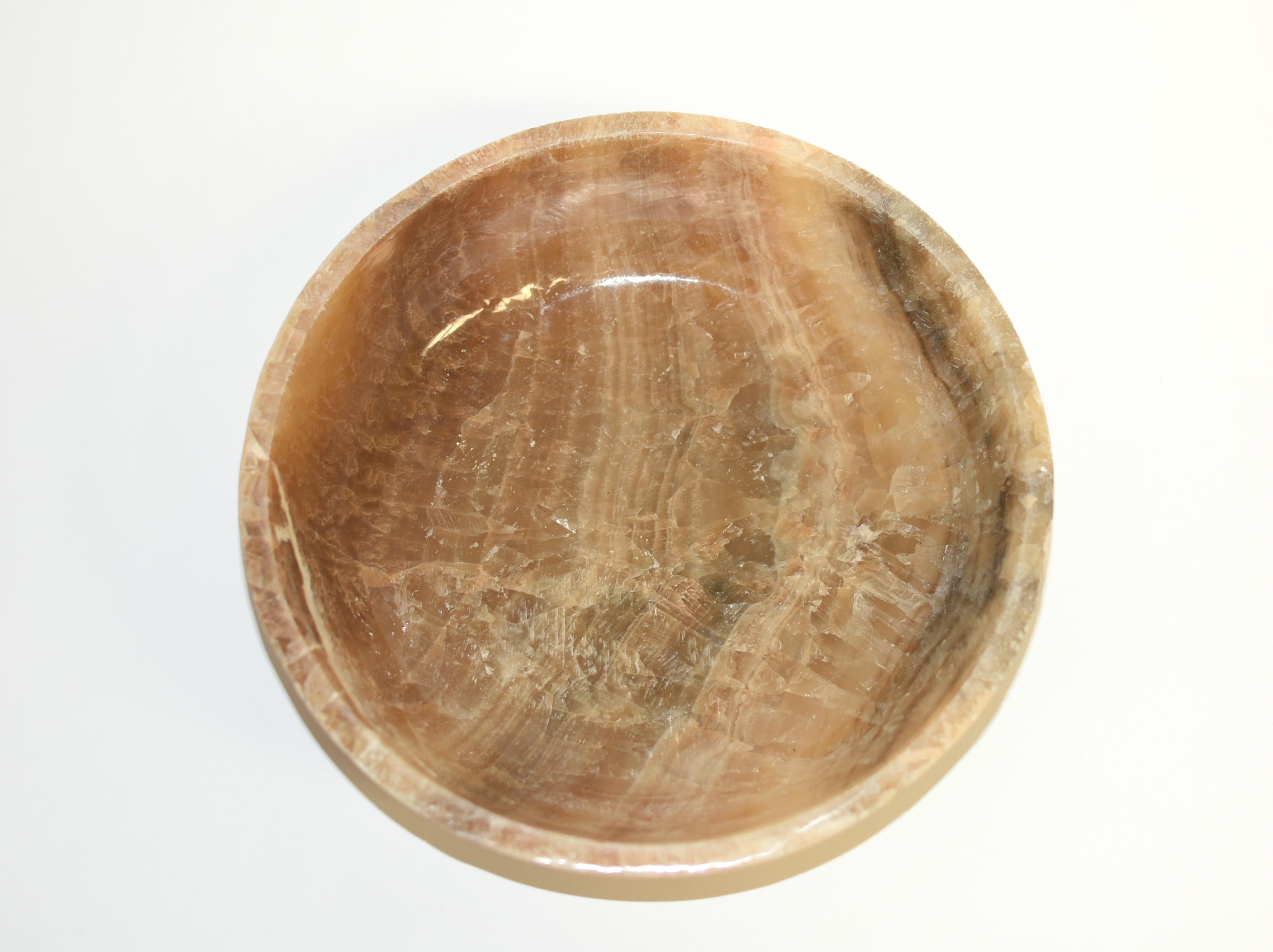 Poli Grand bol en onyx naturel de 9,45