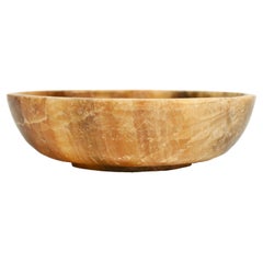 Grand bol en onyx naturel de 9,45" carats