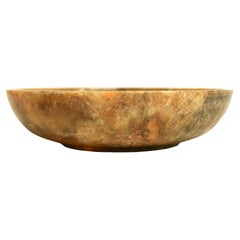 Grand bol en onyx naturel caramel 12 pouces extra large