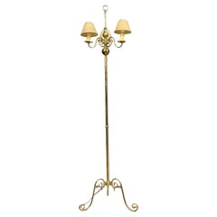 Grand Neo-Classical Floor Lamp by Lucien Gau -1X46