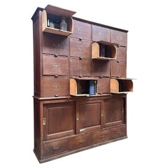 Grand Notary Oak Filing Cabinet – Early 20th Century