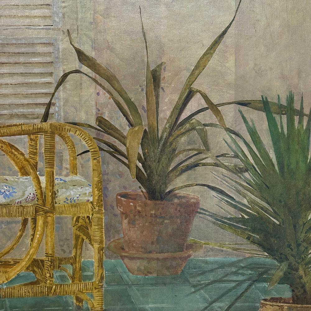 Großes Ölgemälde auf Leinwand von Jaap Schlee (1946-2014) ca. 1980 im Angebot 4