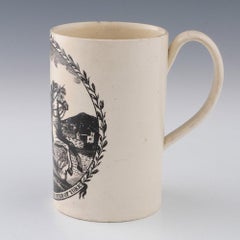 Grand Old Duke of York Prince Frederick Creamware Mug