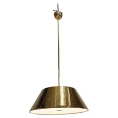 Suspension de plafond en laiton perforé Paavo Tynell, Idman, années 1950